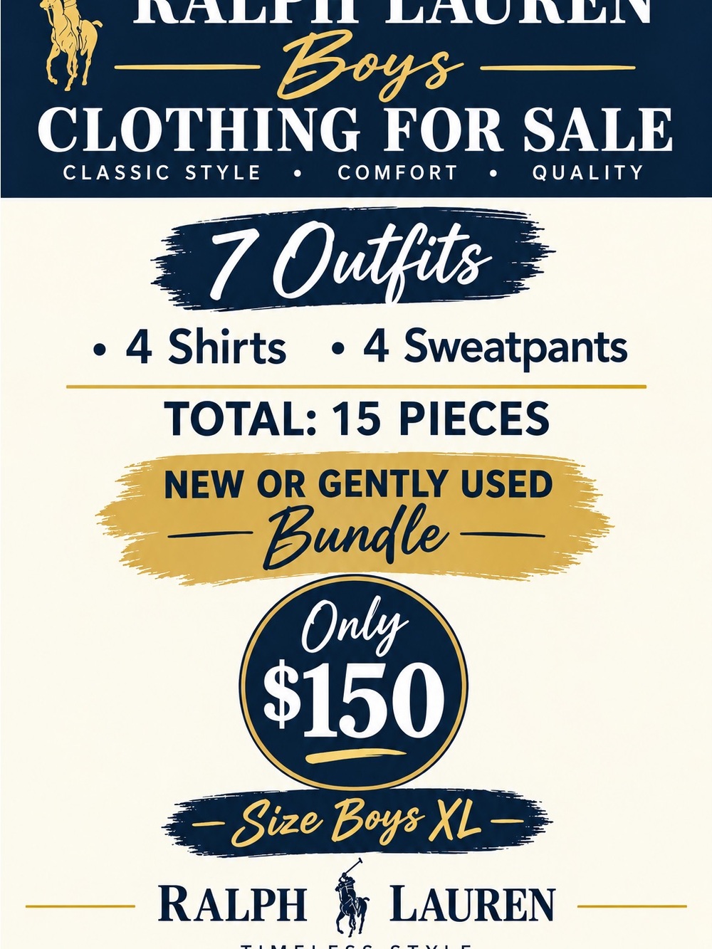 Boys Clothing : Ralph Lauren Bundle :